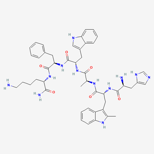 Hexarelin molecular structure